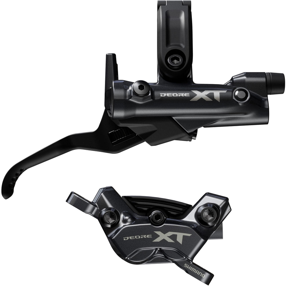 BR-M8220/BL-M8200 XT 4 pot bled brake lever/post mount calliper, front right