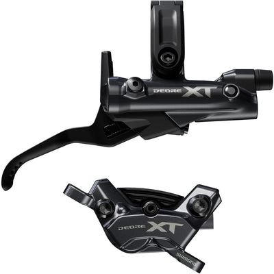 BR-M8220/BL-M8200 XT 4 pot bled brake lever/post mount calliper, front right