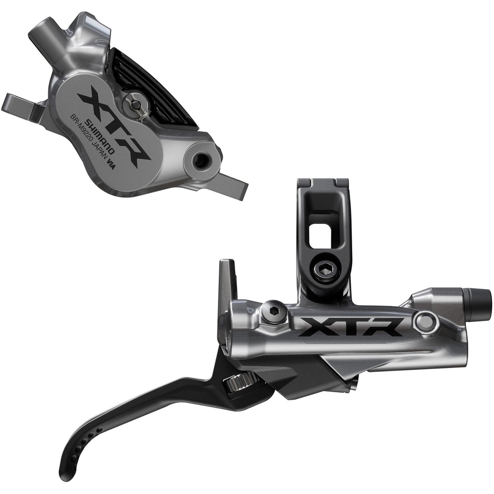 BR-M9220/BL-M9220 XTR 4 pot bled brake lever/post mount calliper, front right