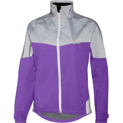Madison Stellar Reflective Womens Jacket in Purple