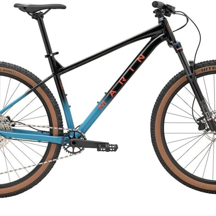2025 Marin Bobcat Trail 5 Hardtail Mountain Bike in Blue and Black