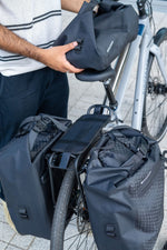 Madison Roam Waterproof 25L Rack Top Bag - black