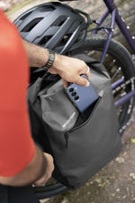 Madison Roam Waterproof 30L Pannier Bag - black