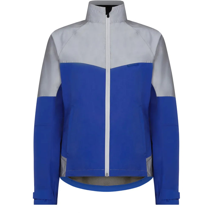 Madison Stellar Reflective Womens Waterproof Jacket in Blue