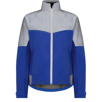 Madison Stellar Reflective Womens Waterproof Jacket in Blue