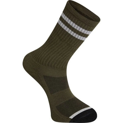 Madison Roam Extra Long Cycling Sock in Olive Green