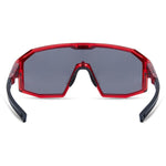 Madison Enigma Crystal Gloss Red Sunglasses - 3 Lens Pack - Black Mirror / Amber / Clear