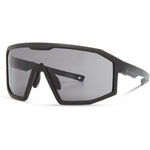 Madison Enigma Matt Black Sunglasses - 3 Lens pack - Black Mirror / Amber / Clear