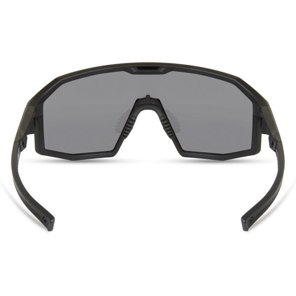 Madison Enigma Matt Black Sunglasses - 3 Lens pack - Black Mirror / Amber / Clear