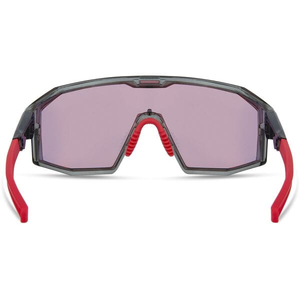 Madison Enigma Crystal Smoke Sunglasses - Pink Rose Mirror Lens