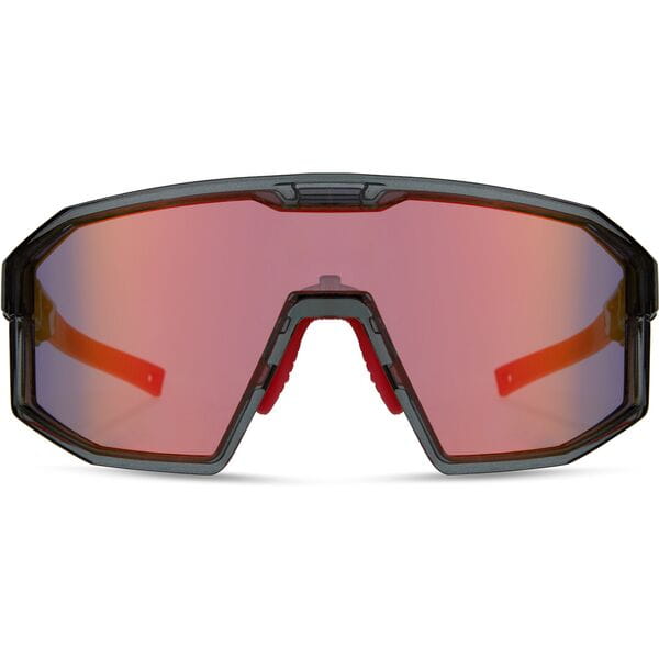 Madison Enigma Crystal Smoke Sunglasses - Pink Rose Mirror Lens