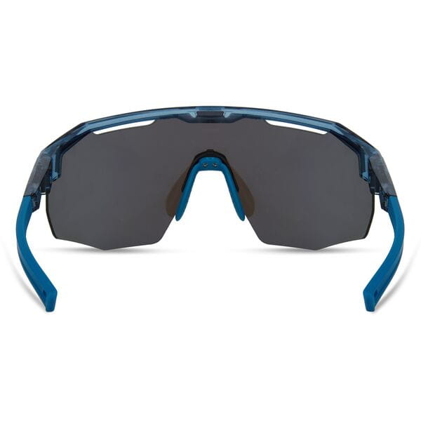 Madison Cipher Crystal Gloss Blue Sunglasses - 3 Lens Pack - Blue Mirror / Amber / Clear