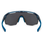 Madison Cipher Crystal Gloss Blue Sunglasses - 3 Lens Pack - Blue Mirror / Amber / Clear