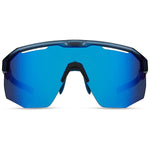 Madison Cipher Crystal Gloss Blue Sunglasses - 3 Lens Pack - Blue Mirror / Amber / Clear