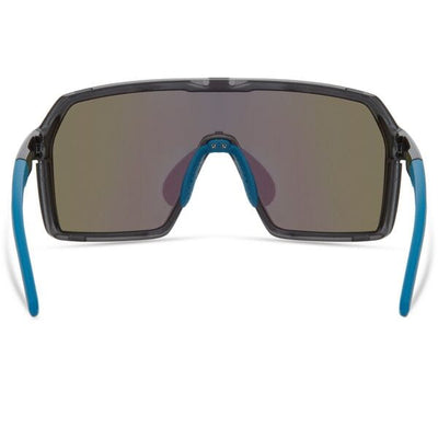 Madison Crypto Glasses in Crystal Gloss Smoke with Green Mirror Lens