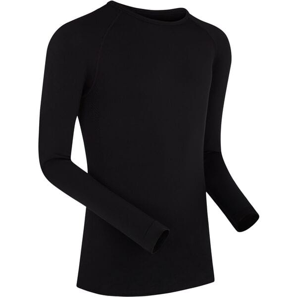 Madison Roam Isoler Mesh Long Sleeve Baselayer in Black M/L