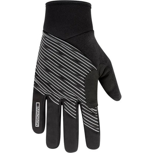Madison Stellar Reflective Windproof Thermal Gloves in Black