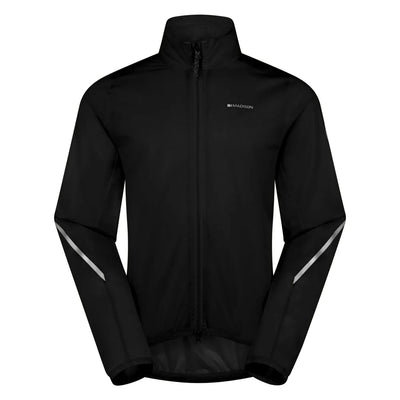 Madison Flux 2L Ultra-Packable Mens Waterproof Cycling Jacket in Black
