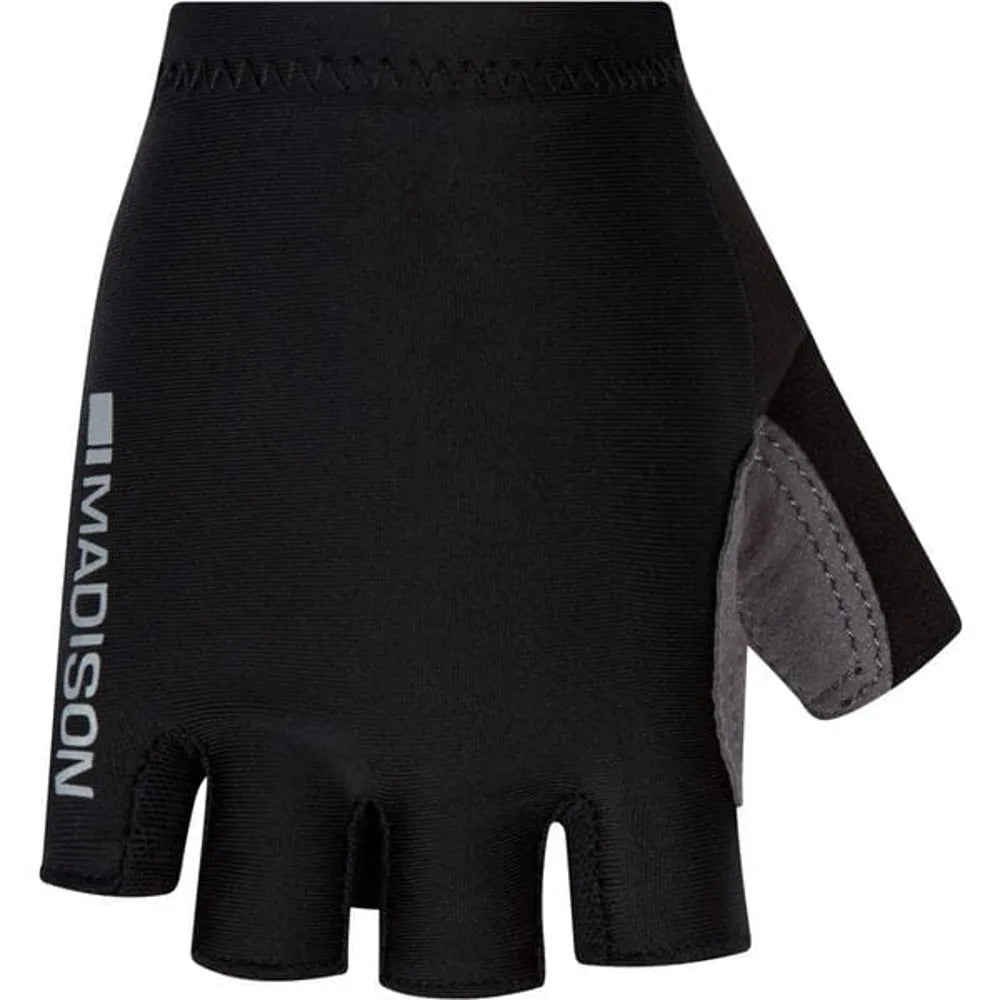 Madison Youth Freewheel Cycling Mitts in Black