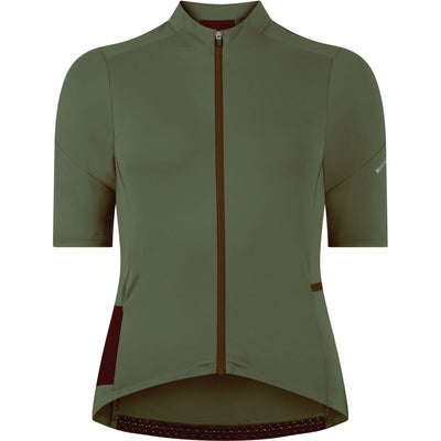 Madison Roam Women's Short Sleeve Jersey - Size 8 / Midnight Green