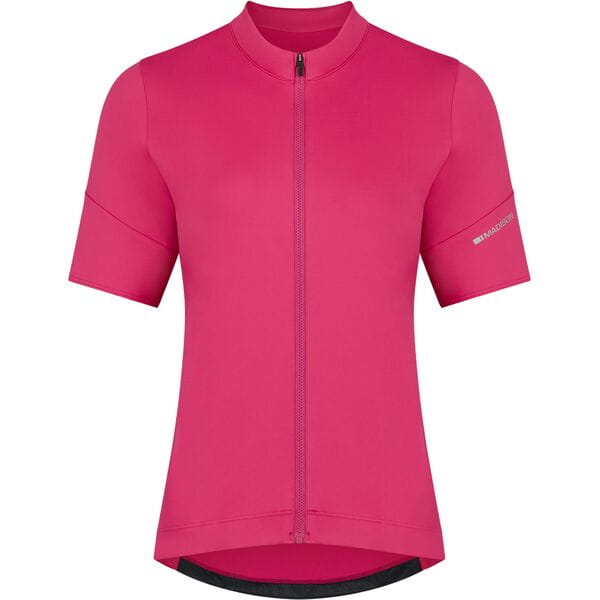 Madison Flux Women's Short Sleeve Jersey - Size 6 / Magenta Pink