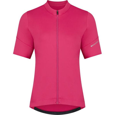 Madison Flux Women's Short Sleeve Jersey - Size 6 / Magenta Pink