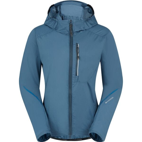Madison Roam Women's Lightweight Windproof Packable Jacket, lake blue - size - Size 14