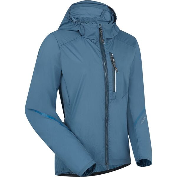 Madison Roam Women's Lightweight Windproof Packable Jacket, lake blue - size