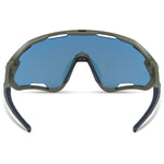 Madison Code Breaker Midnight Green Sunglasses - Purple Mirror Lens