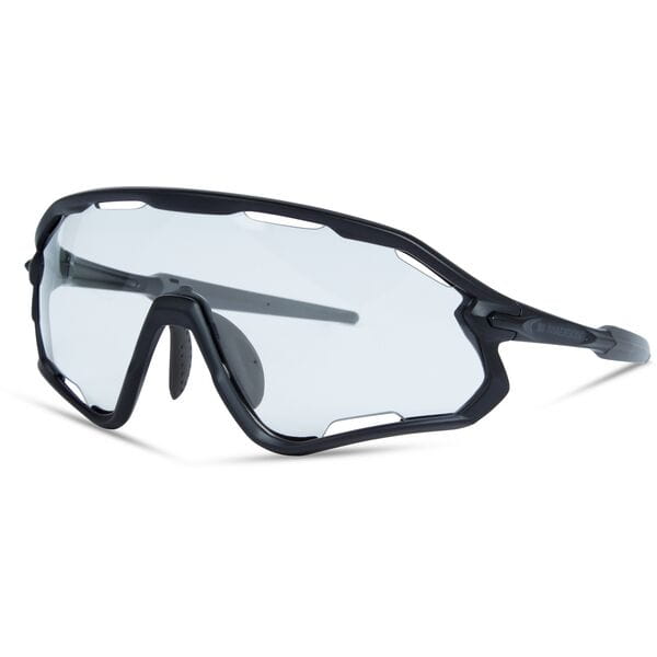 Madison Code Breaker Matt Black Sunglasses - Clear Lens