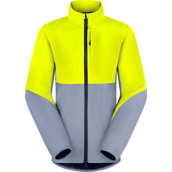 Madison Stellar Ultra Reflective Women's Waterproof Jacket - Size 8 / Hi-viz Yellow / Silver