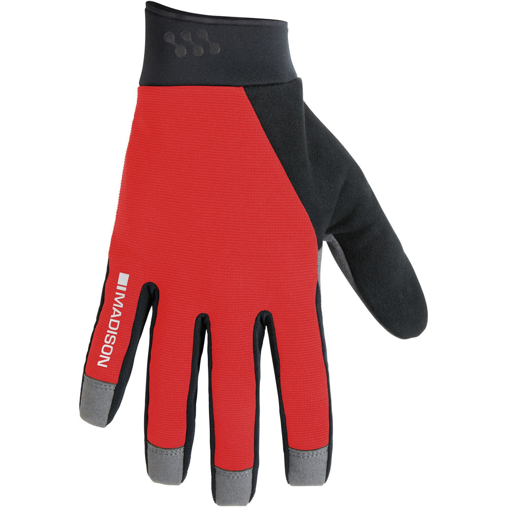Madison Freewheel Gel Pad Trail Gloves - Small / True Red