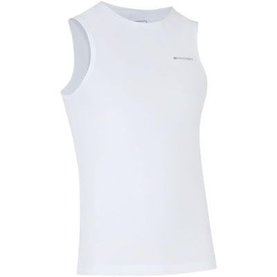 Flux Isoler Mesh Sleeveless Baselayer, white