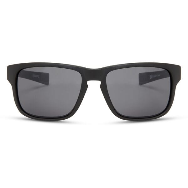 Madison Signal Matt Black Sunglasses - Black Mirror Lens