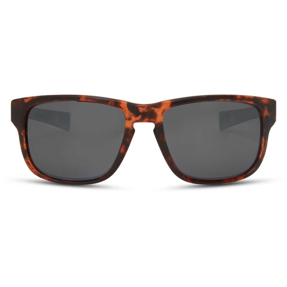 Madison Signal Dark Tortoise Shell Sunglasses - Black Mirror Lens