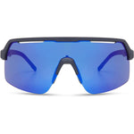 Madison Crypto Air Ink Navy Sunglasses - 3 Lens Pack - Blue Mirror / Amber / Clear