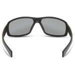 Madison Target Matt Black Sunglasses - 3 Polarised Lens Pack-Silver Mirror/Bronze/Yellow