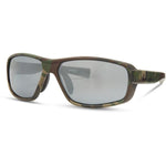 Madison Target Camo Sunglasses - 3 Polarised Lens Pack - Silver Mirror / Bronze / Yellow