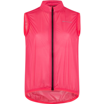 Madison Flux 2L Women's Ultra Packable Waterproof Gilet - Size 8 / Hi-Viz Pink