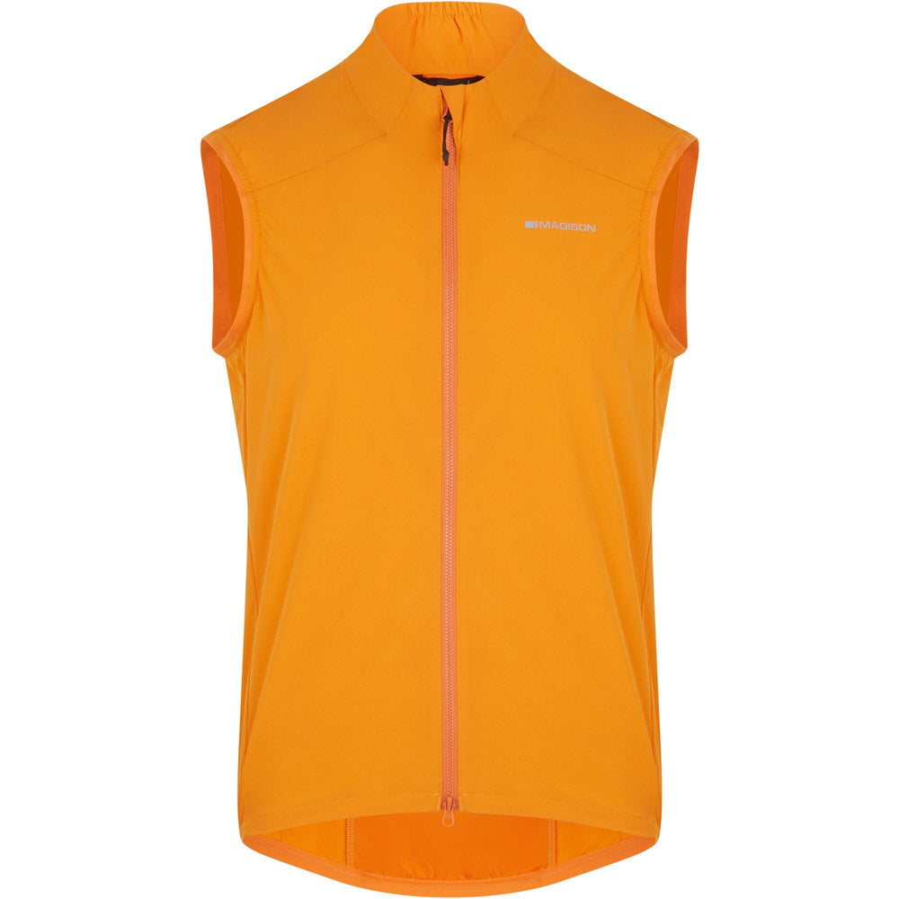 Madison Freewheel Men's Windproof Packable Gilet - X-Small / Mango Orange