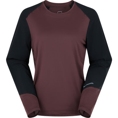 Madison Flux Women's Long Sleeve Trail Jersey - Size 6 / Red / Black