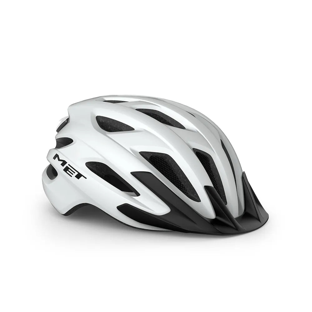 Met Crossover Cycling Helmet in Matt White