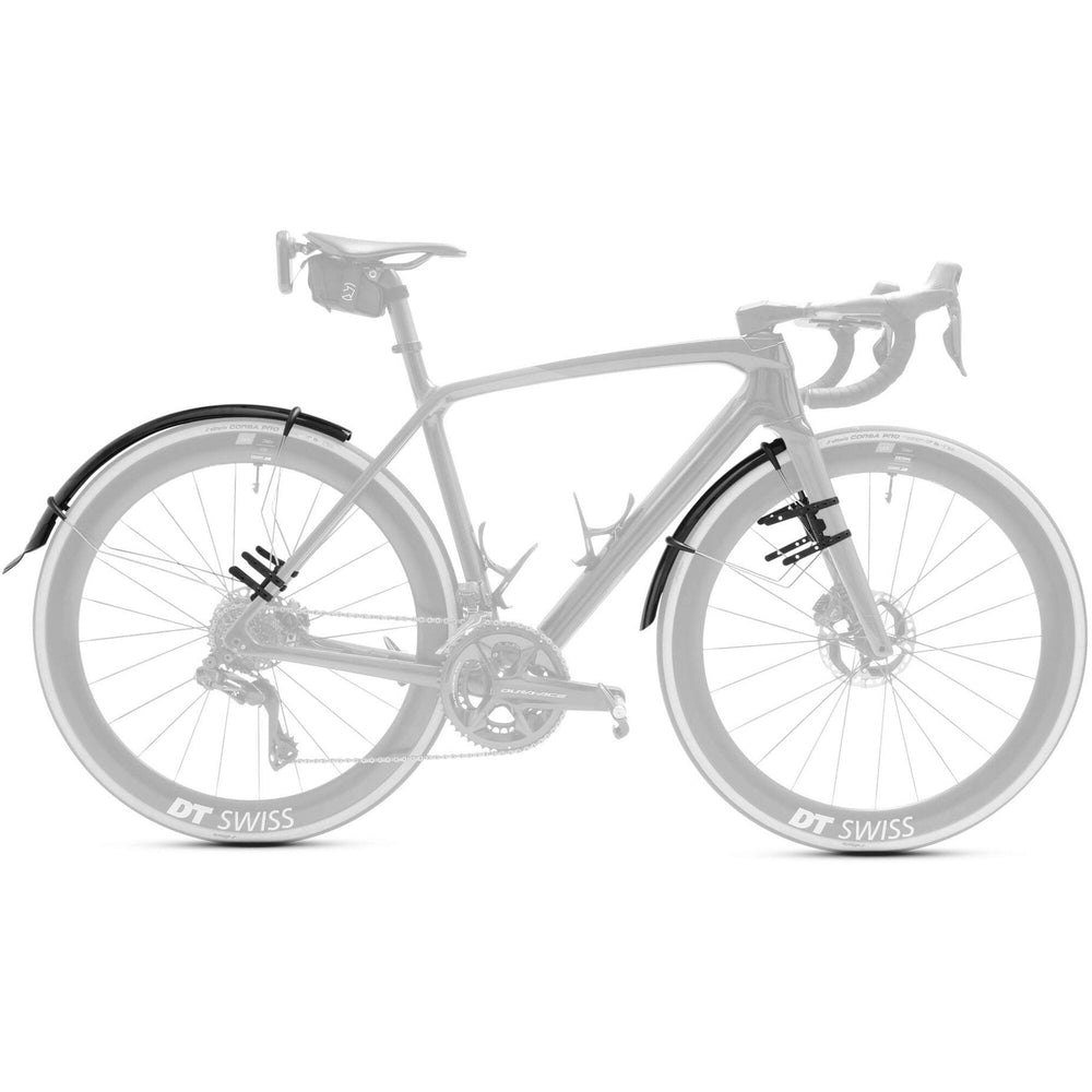 M Part QDR Quick Detach Road Mudguards, Black - image 2