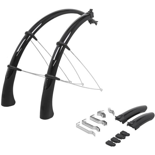 M Part QF Quick Fit Mudguards 700c x 38mm, Black - image 1