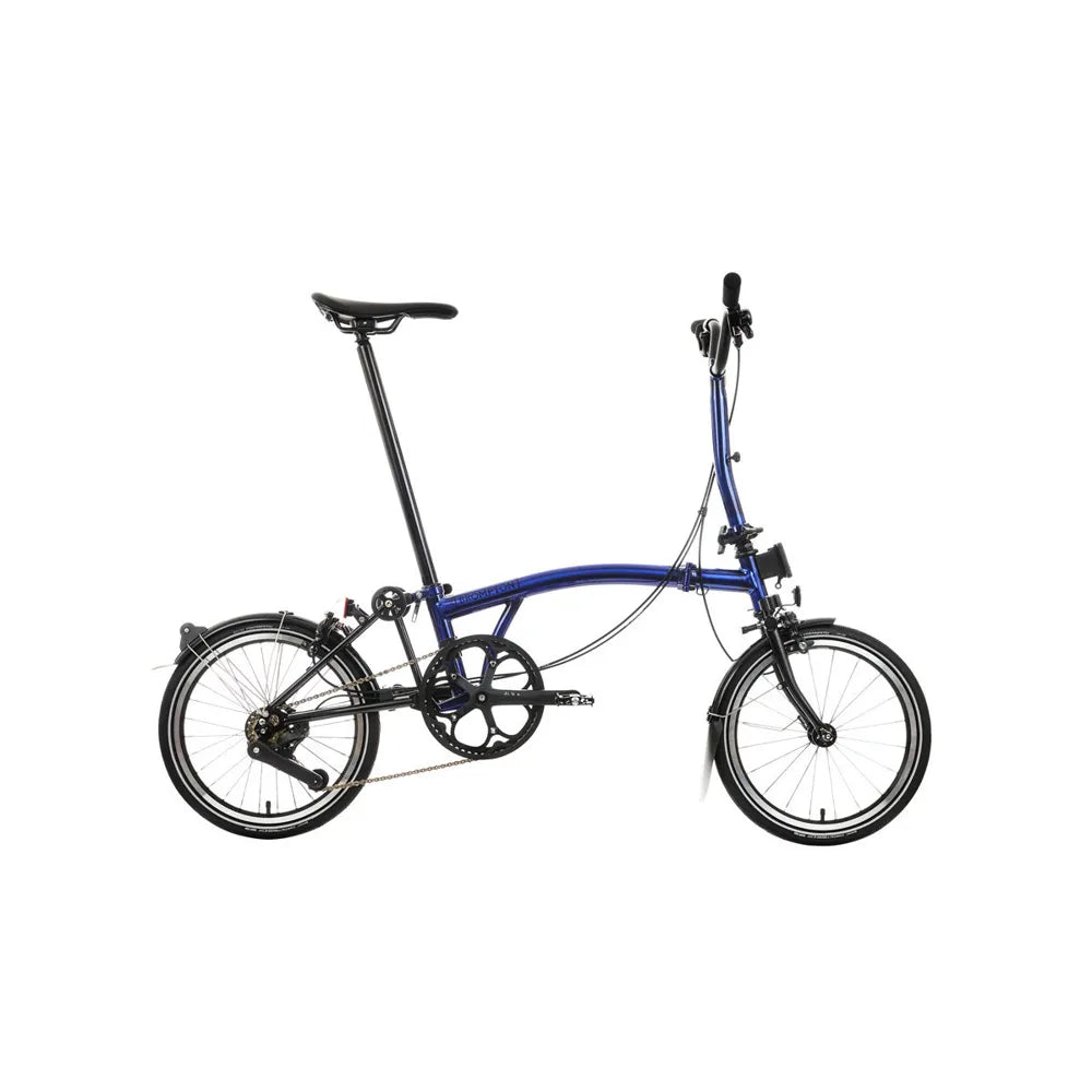 Brompton P Line Explore 12 Speed in Bolt Blue