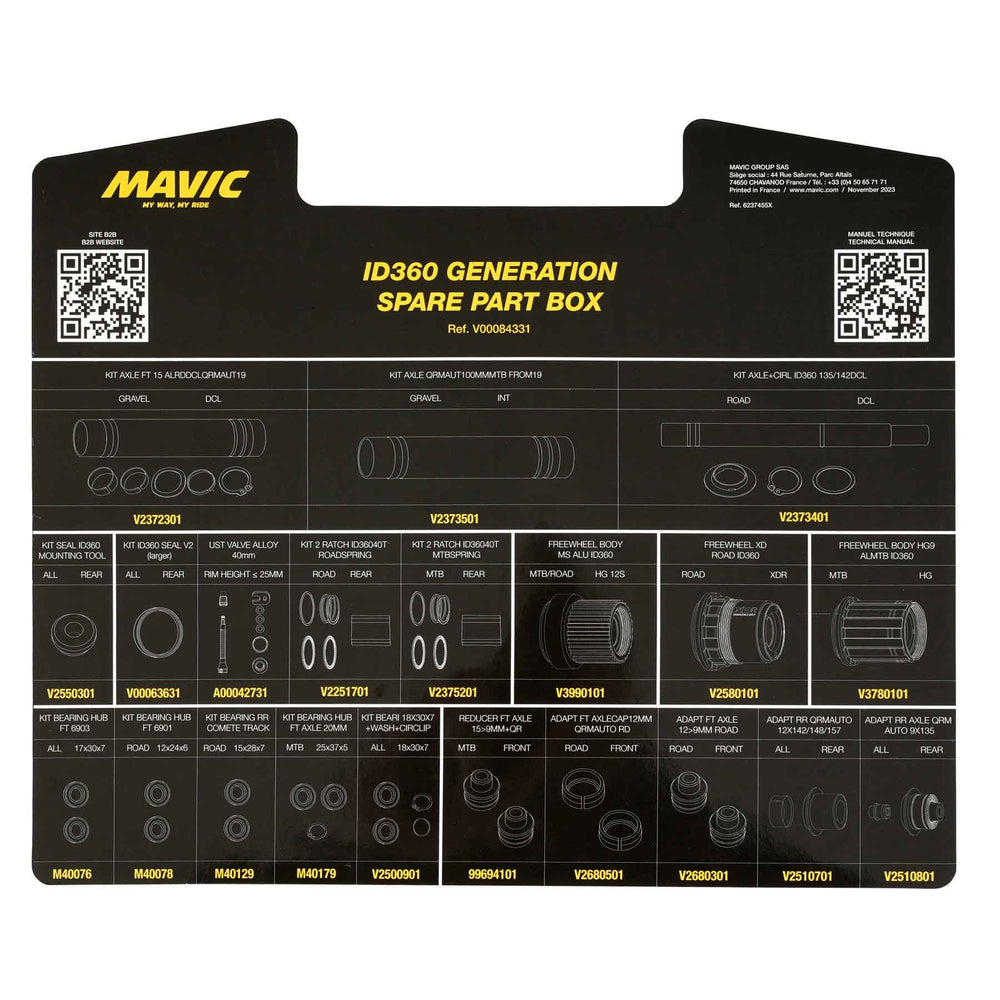 Mavic ID360 Generation Spares Kit