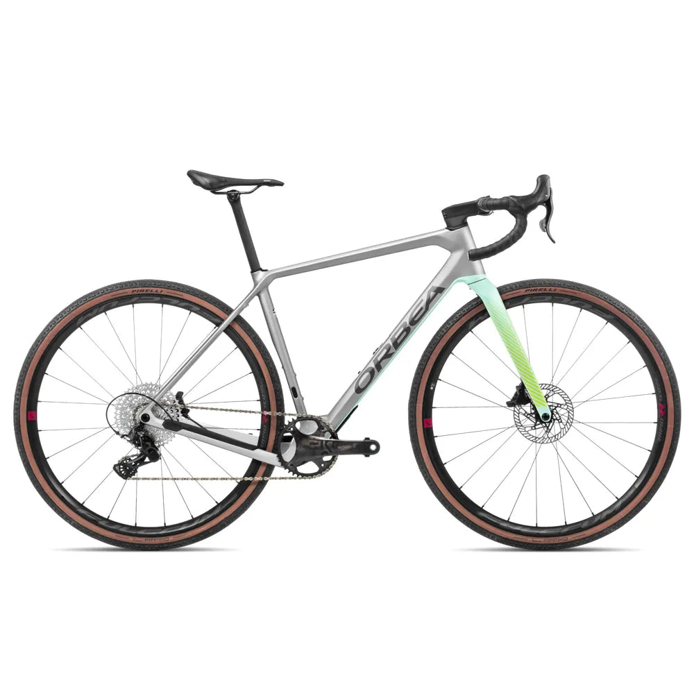 2023 Orbea Terra M22Team 1X Ekar Gravel Bike in Stone Silver