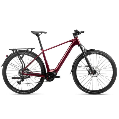 2023 Orbea Kemen 30 Electric Hybrid Bike in Metallic Burgundy Red