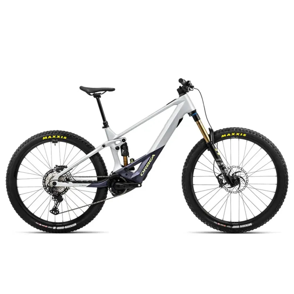 Orbea Wild M-TEAM Bosch Electric Mountain Bike in Halo Silver