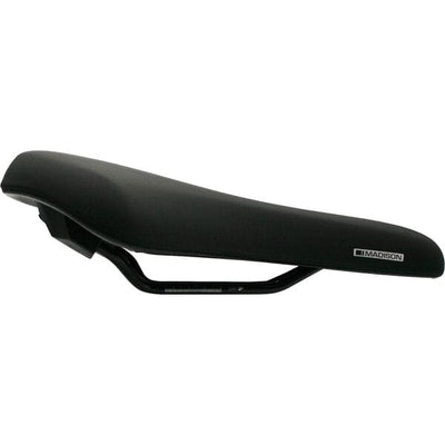Madison Freewheel U200 Gelcel Saddle in Black 183 x 284mm